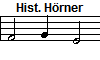 Hist. Hörner