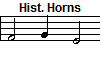 Hist. Horns